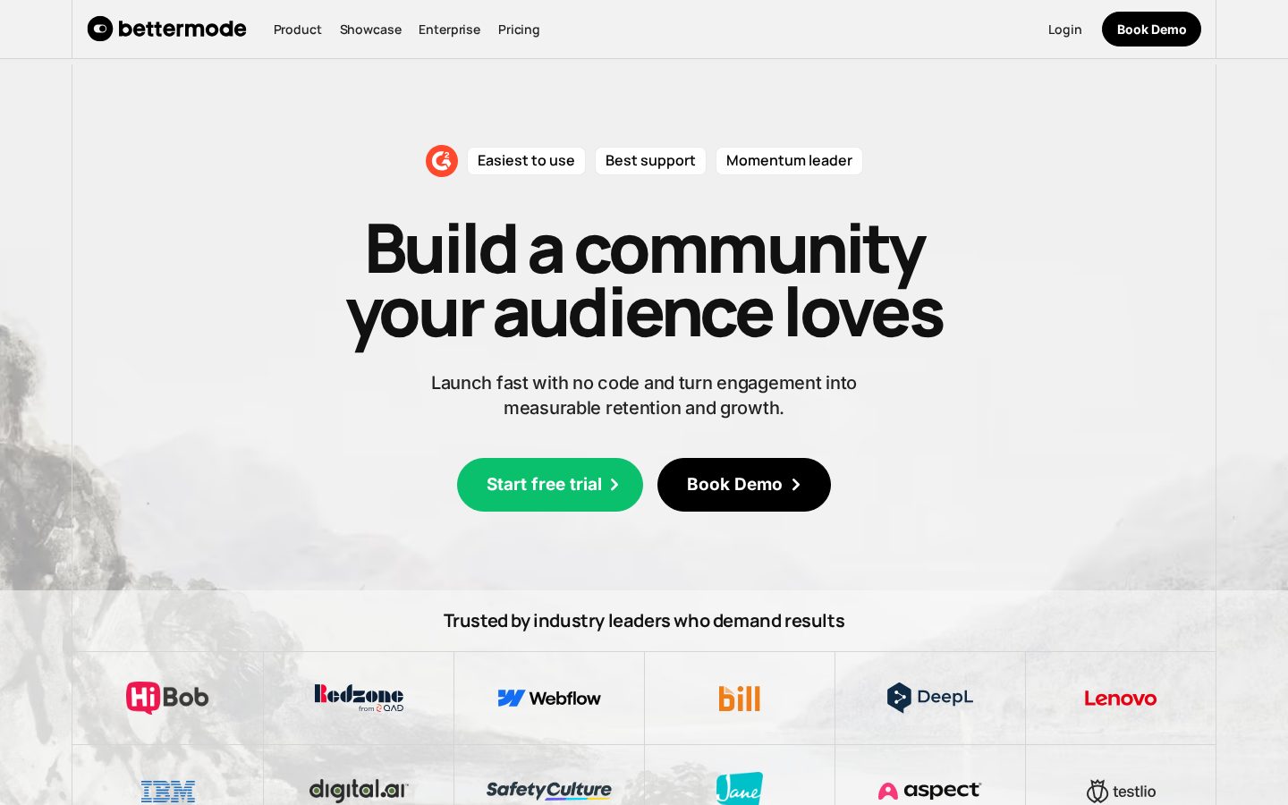 Bettermode Homepage
