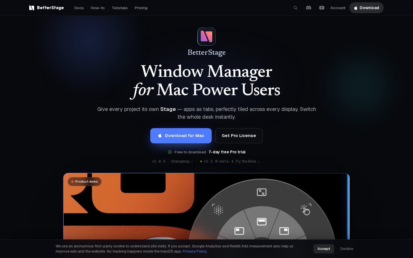 BetterStage Homepage
