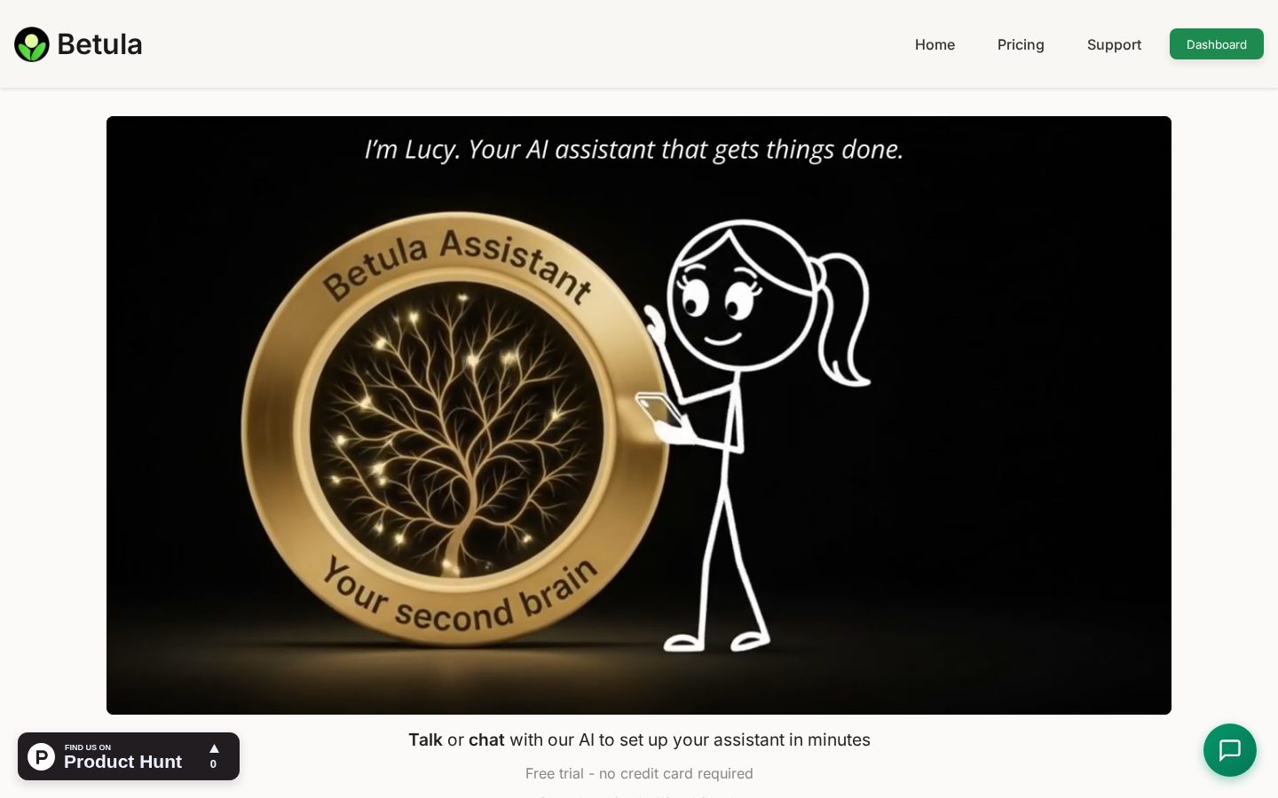 Betula Assistant Homepage