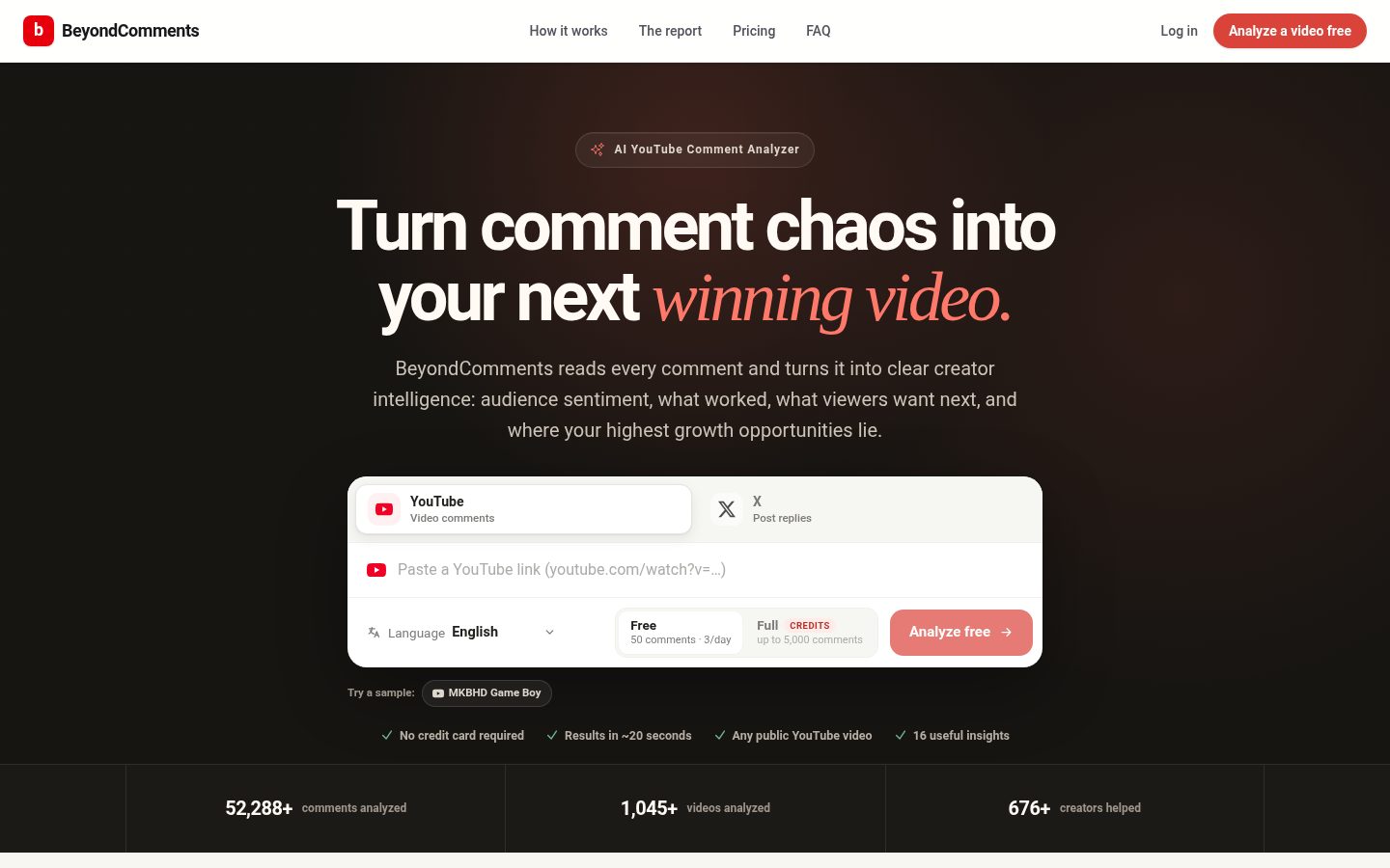 BeyondComments Homepage