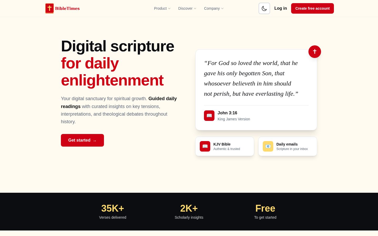 BibleTimes Homepage
