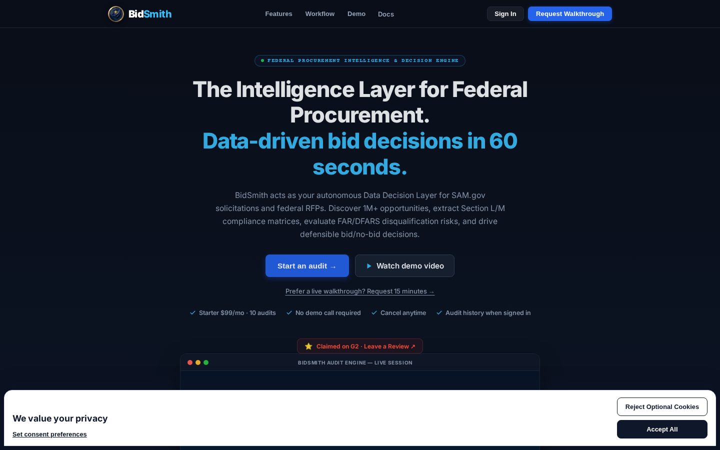 BidSmith Homepage