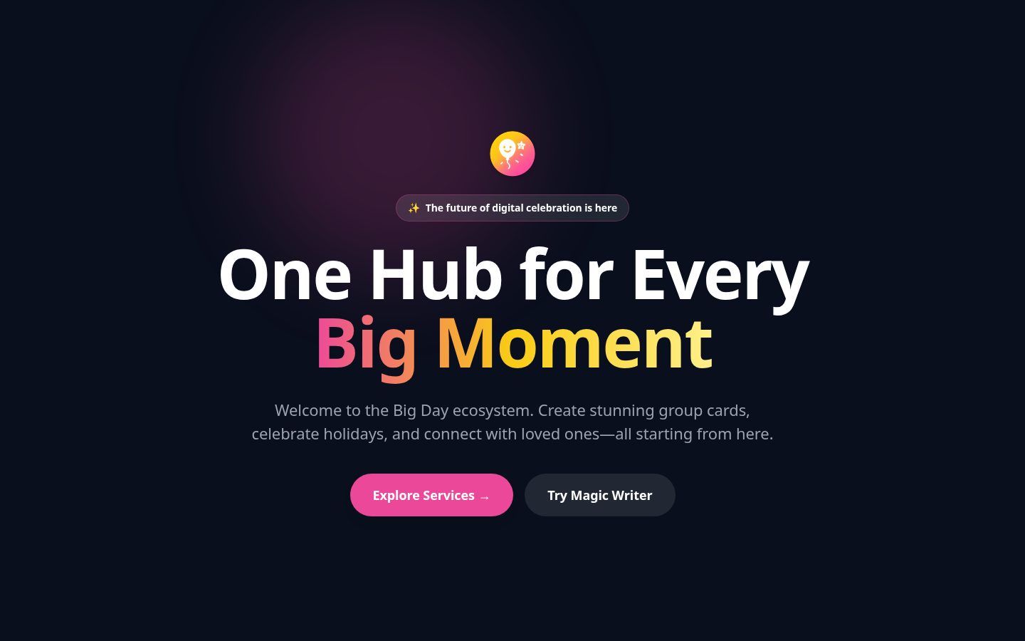 BigDayCard Homepage