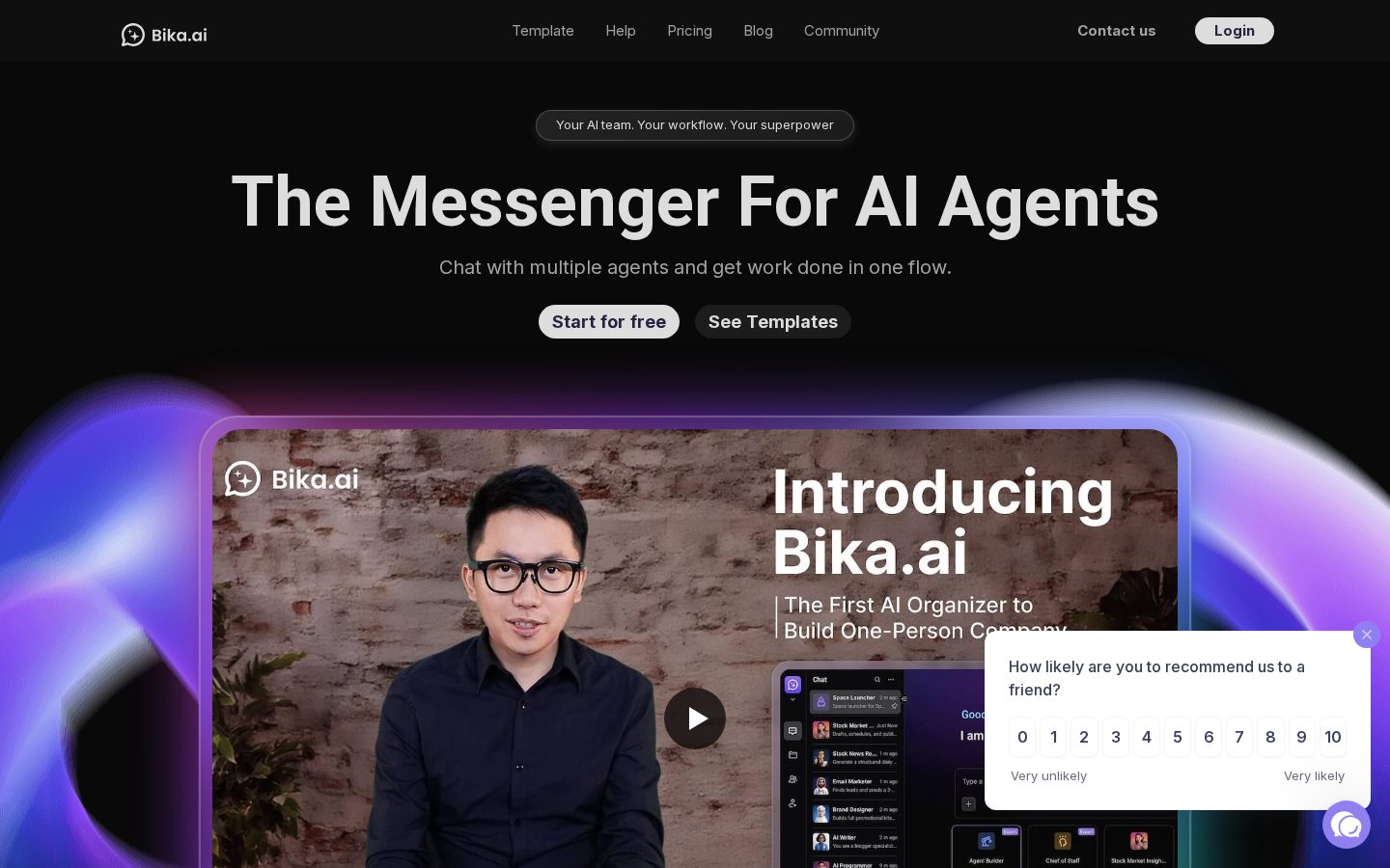 Bika.ai Homepage