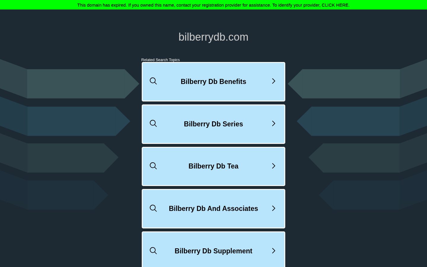BilberryDB Homepage