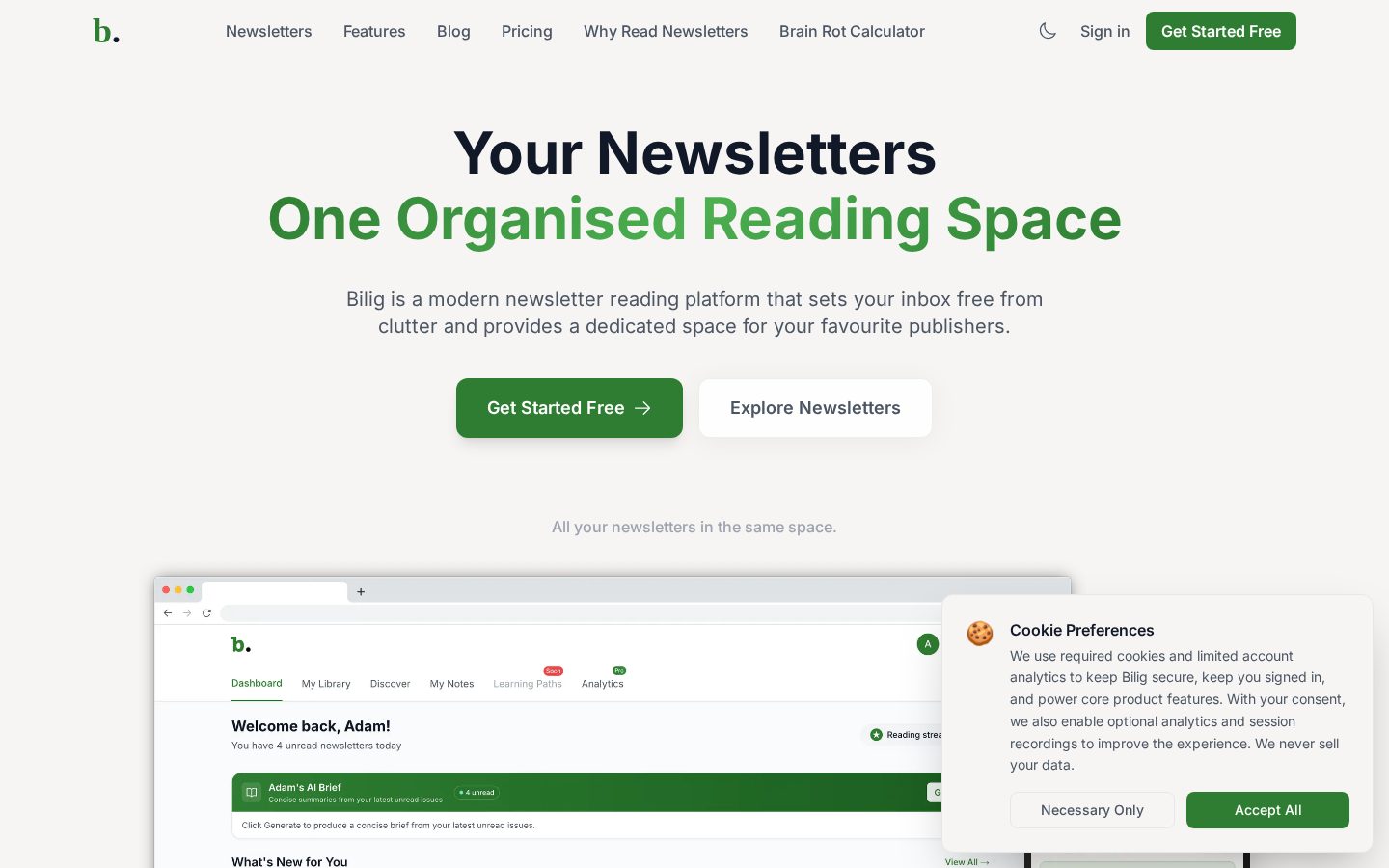 Bilig Homepage