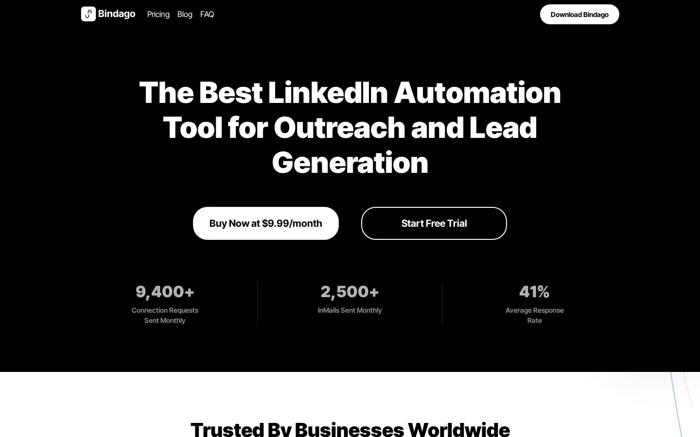 Bindago Homepage