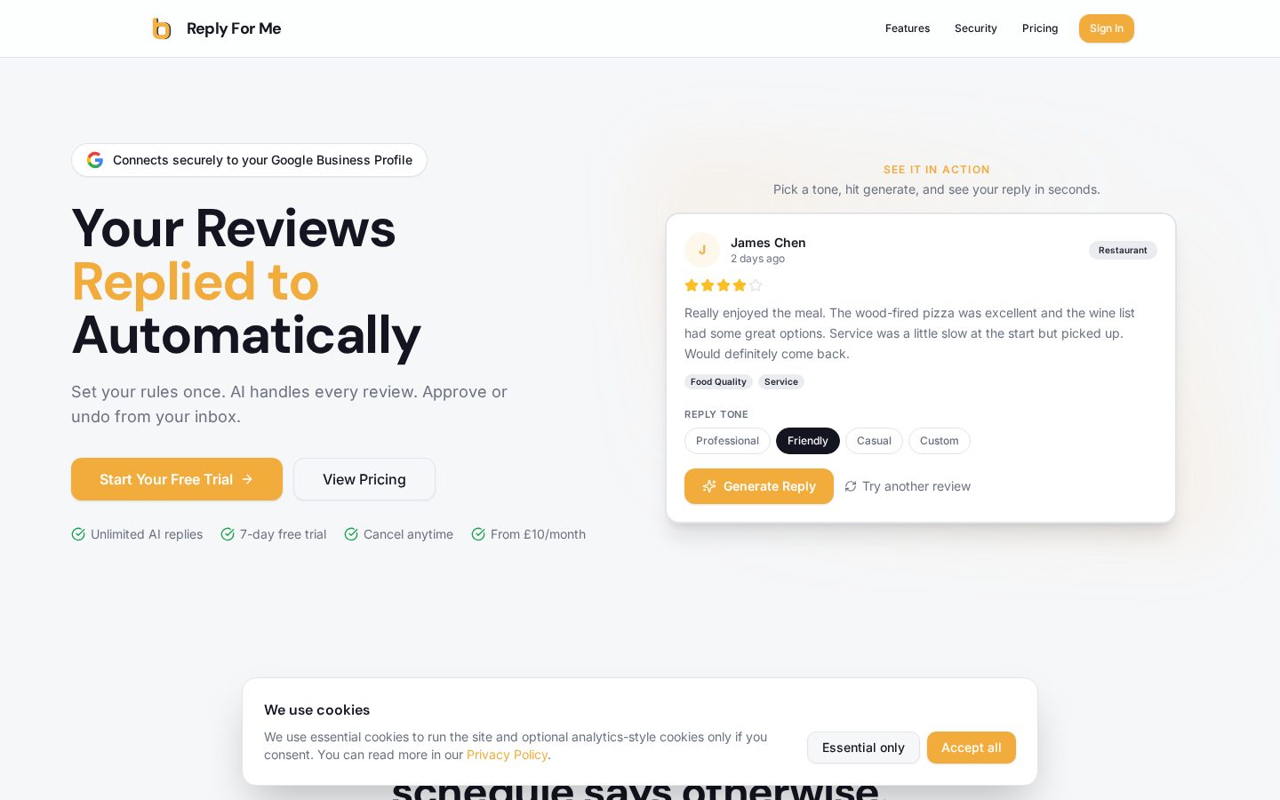 bizafy Homepage