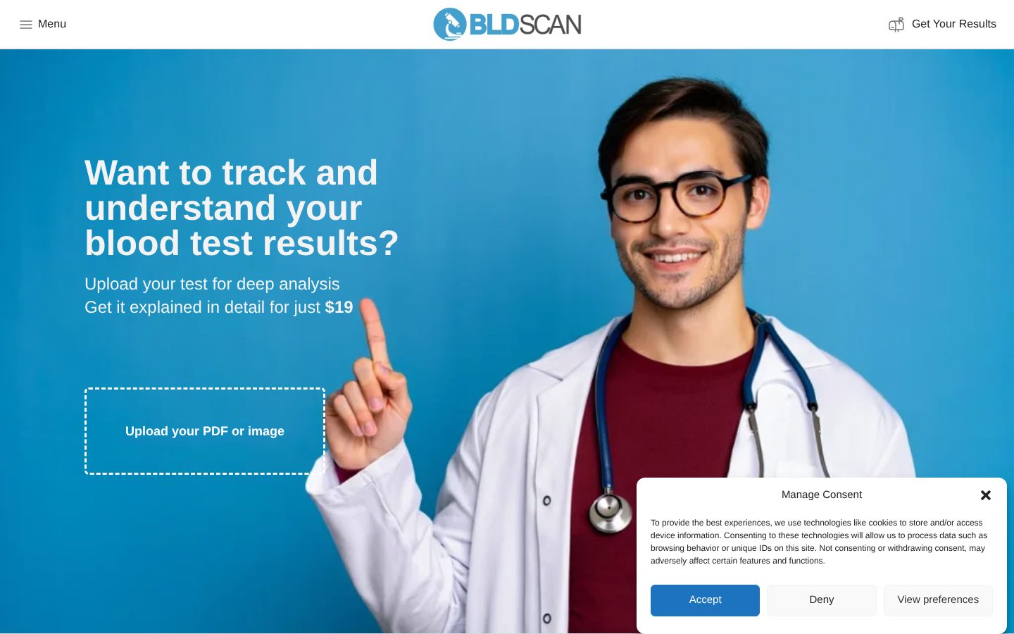 BLDscan Homepage