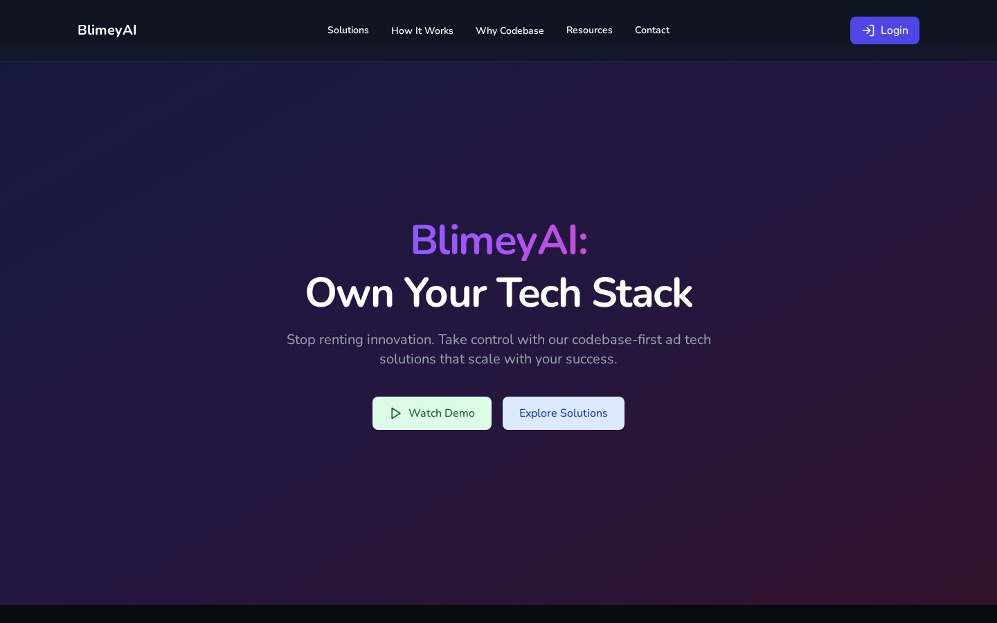 Blimey Homepage