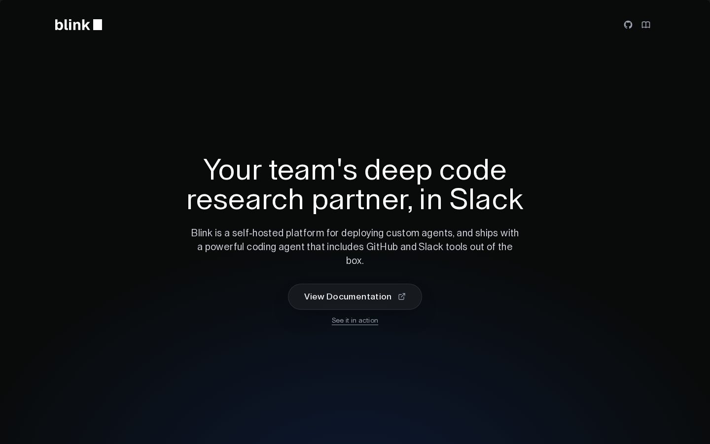 Blink Homepage