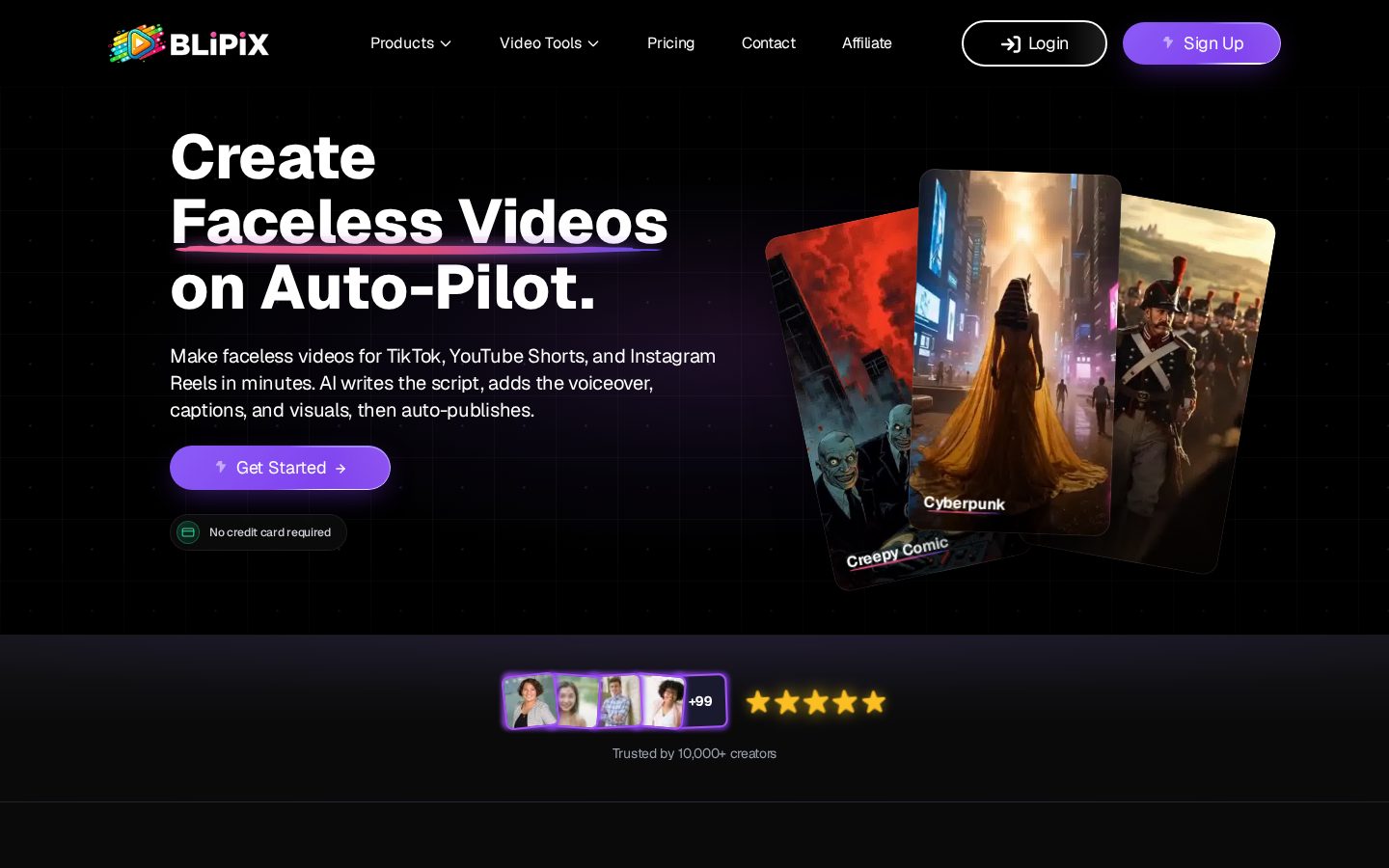 Blipix Homepage