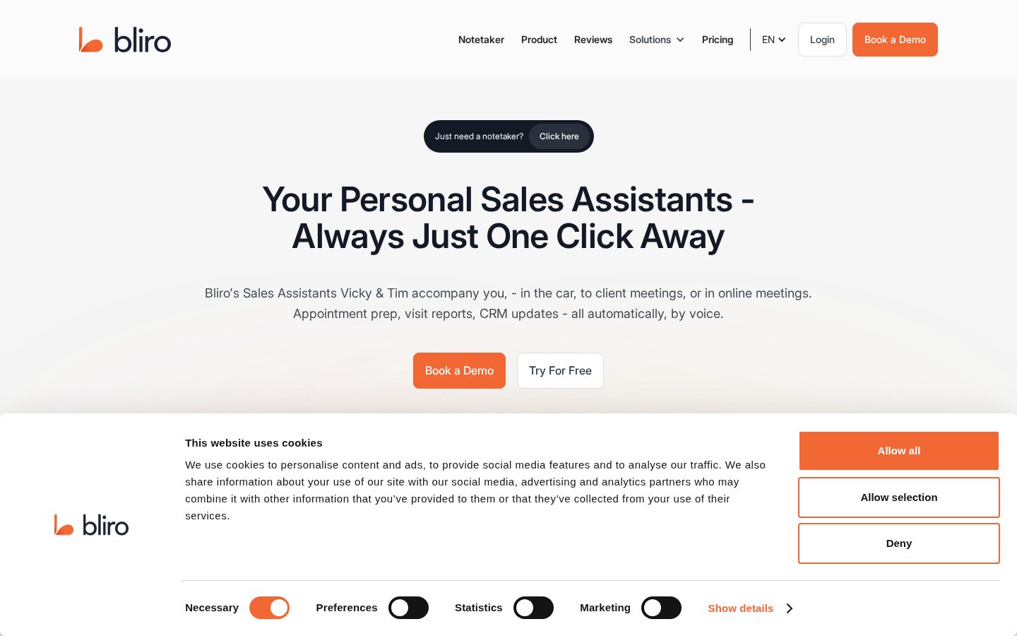 Bliro Homepage