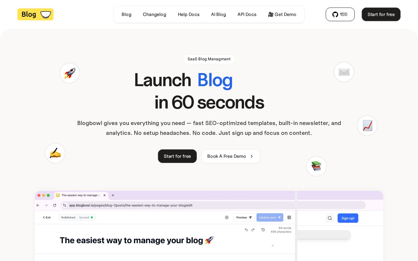 BlogBowl Homepage