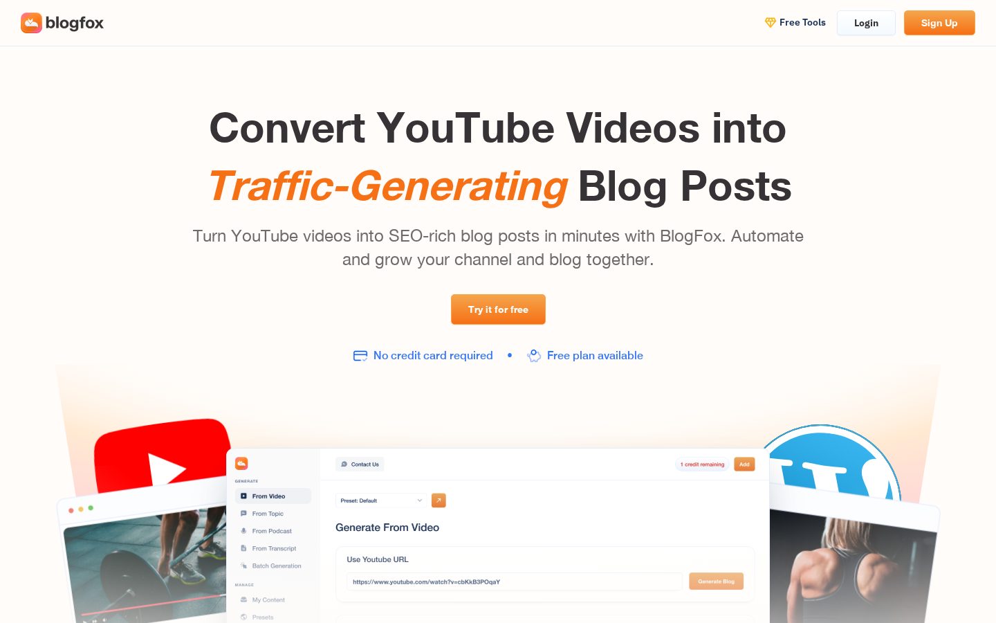 BlogFox Homepage
