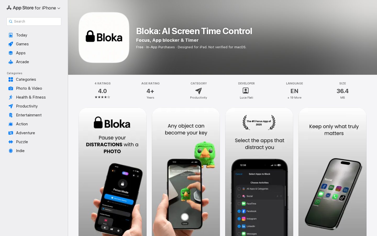 Bloka Homepage