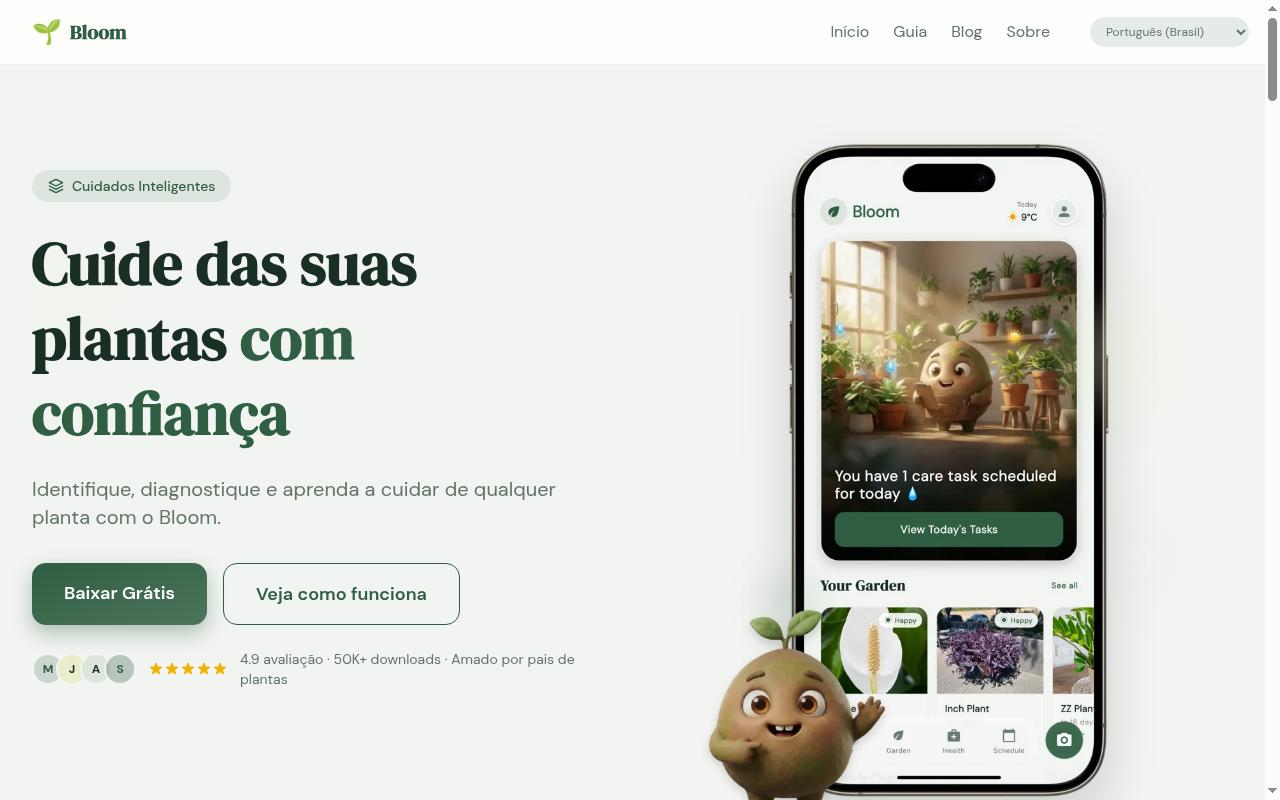 Bloom Plant ID Homepage