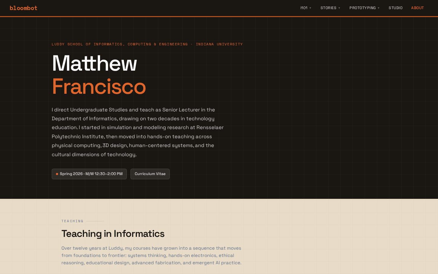 BloomBot Homepage