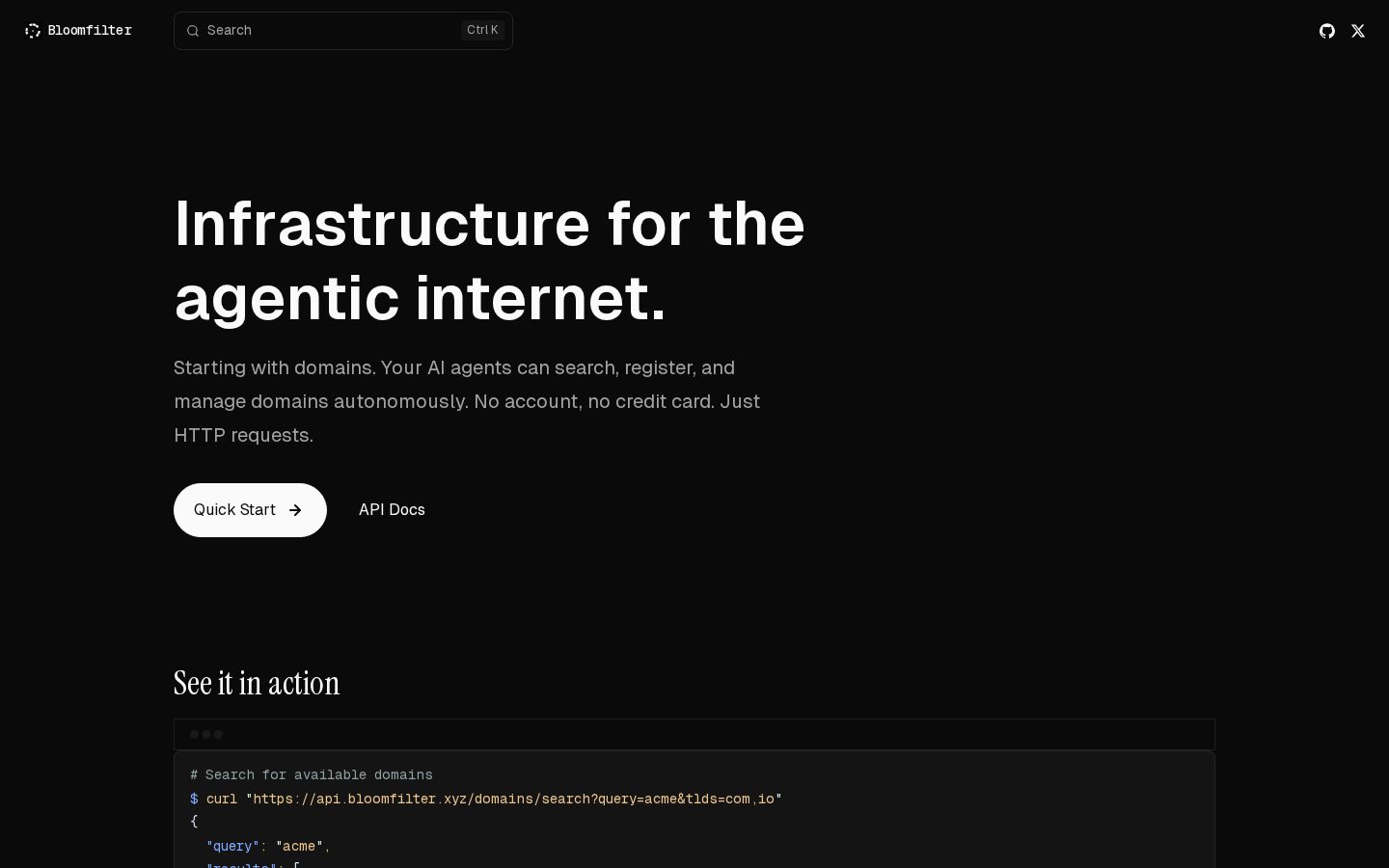 Bloomfilter Homepage