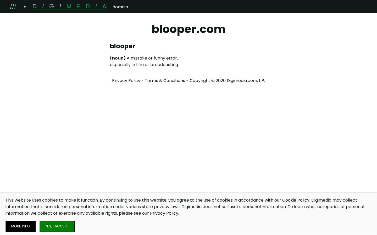 Blooper Homepage
