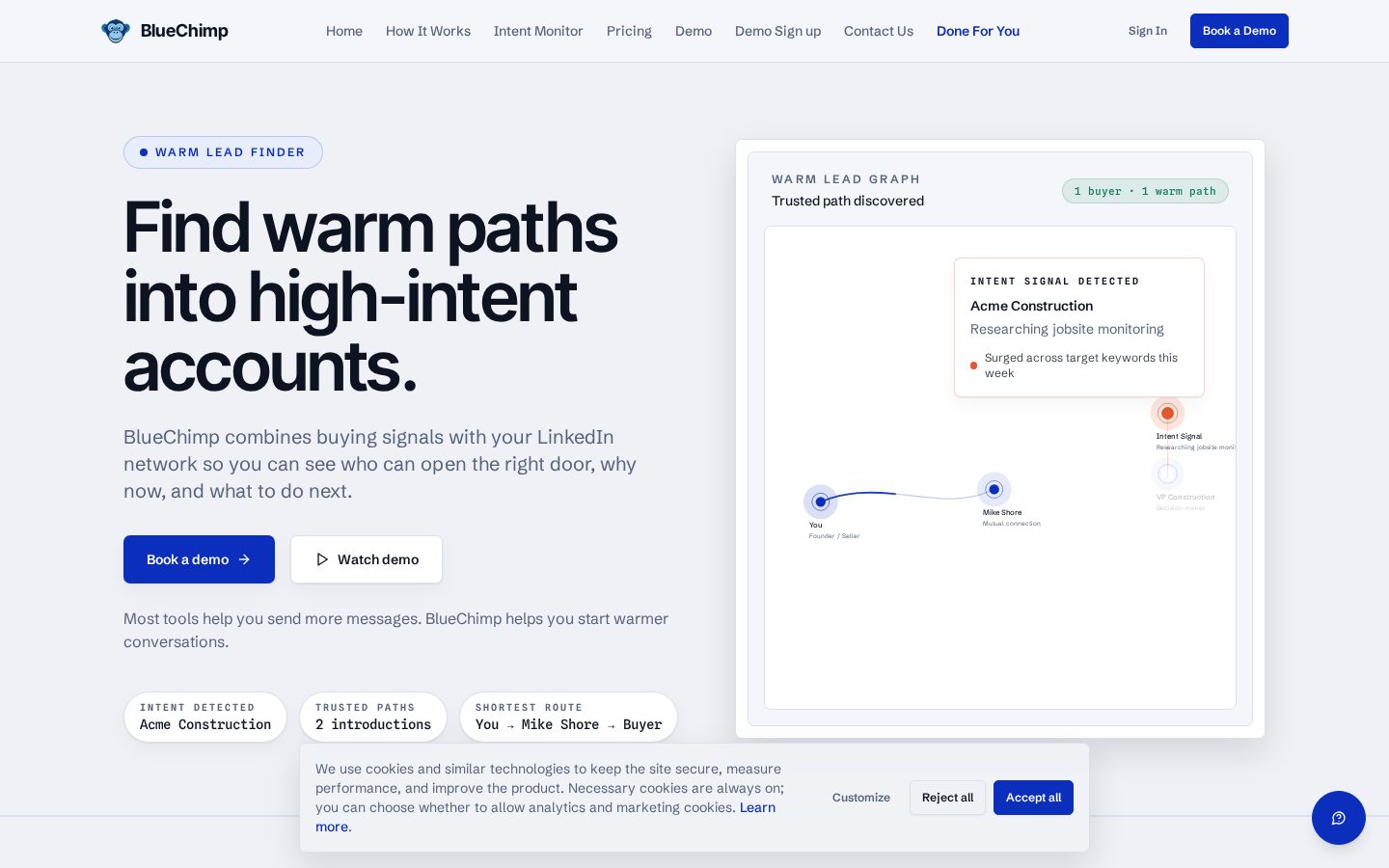 BlueChimp Homepage