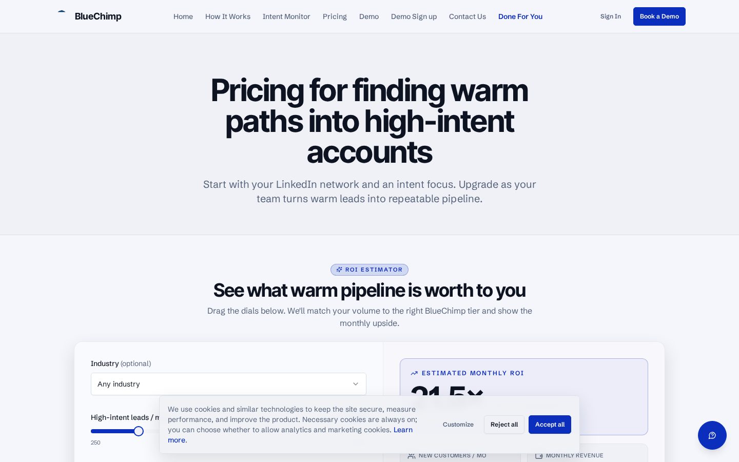 BlueChimp Pricing