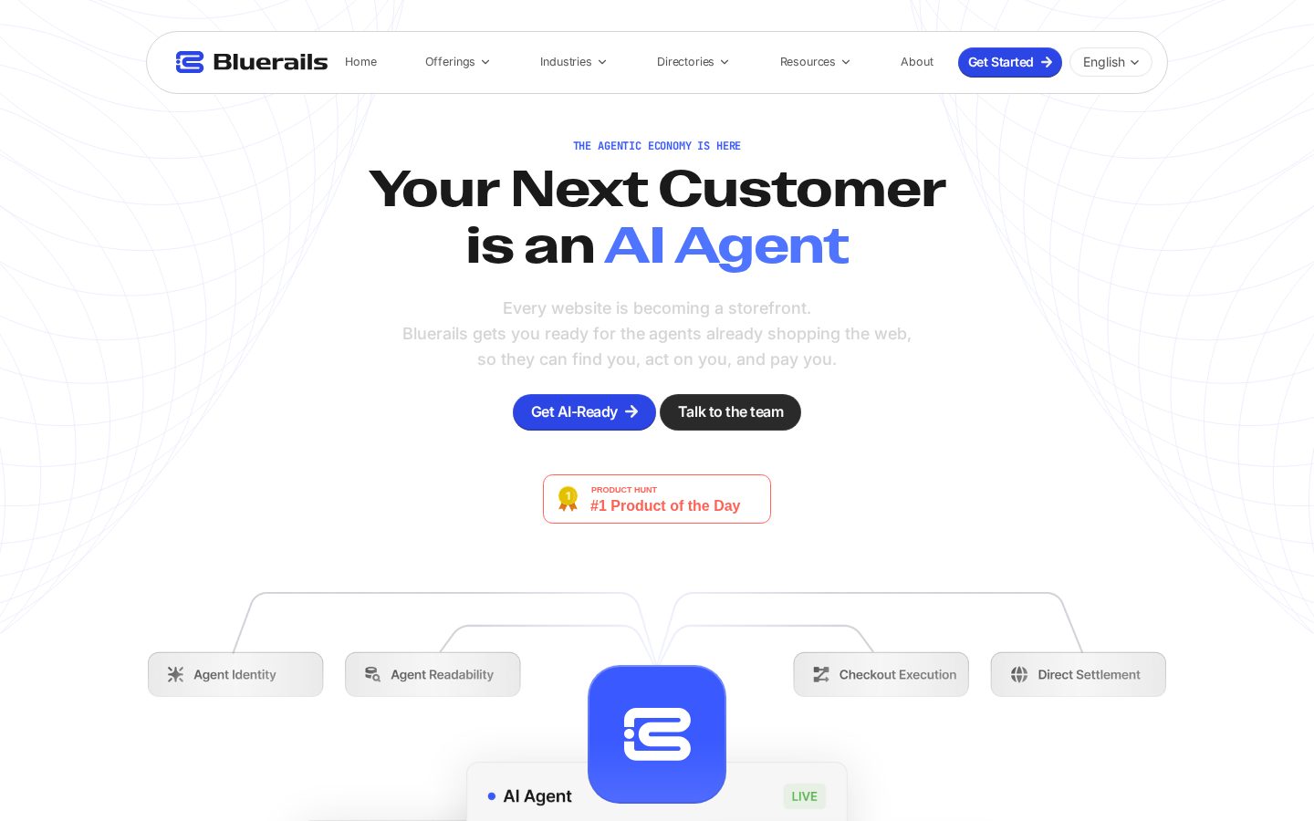Bluerails Discovery Homepage