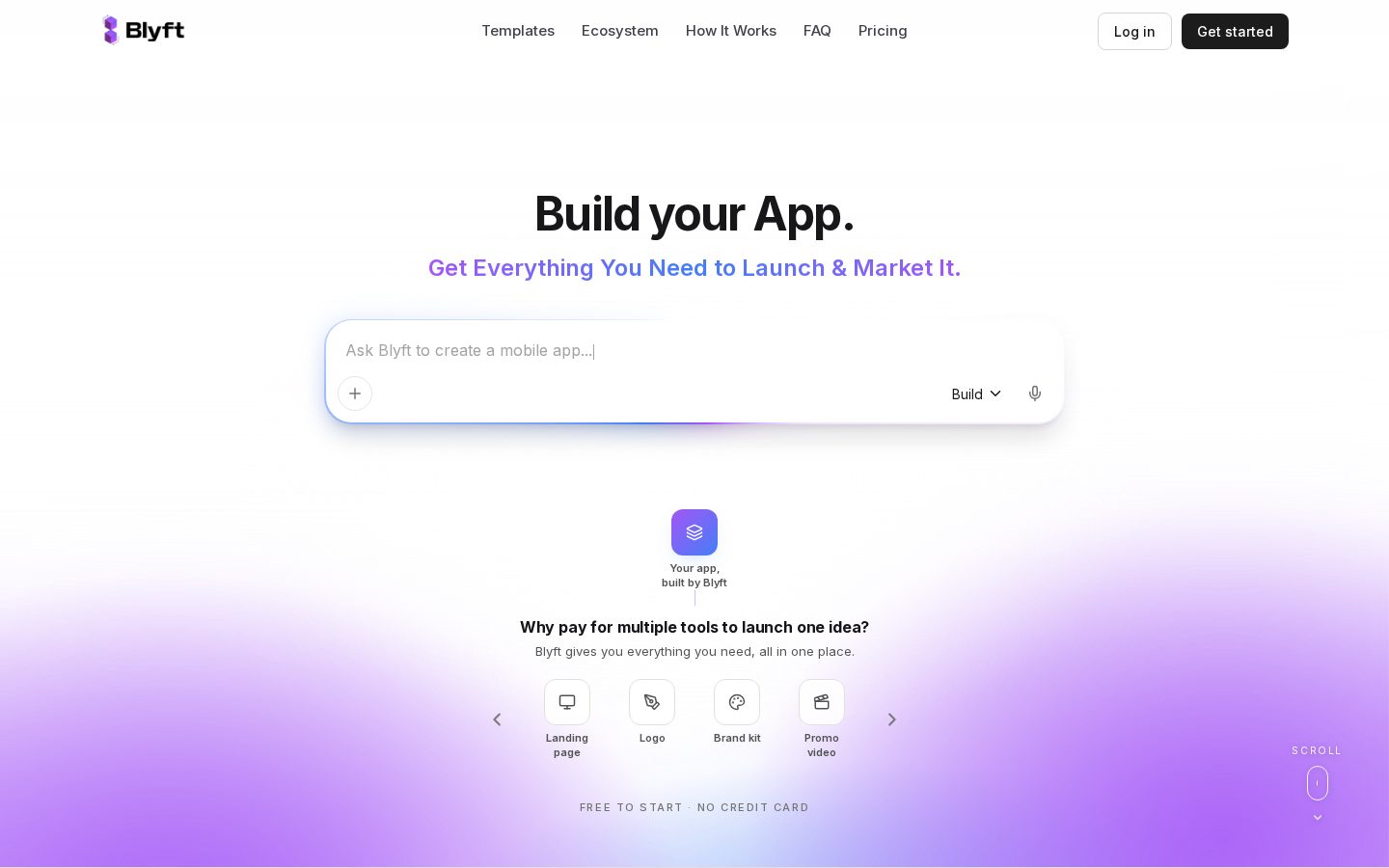 Blyft Homepage
