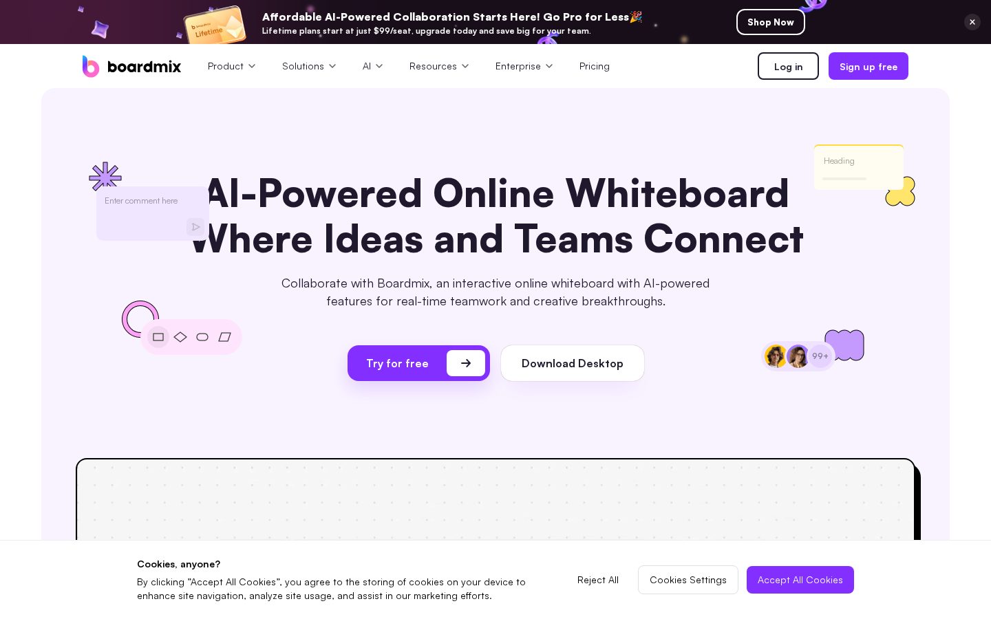 Boardmix Homepage