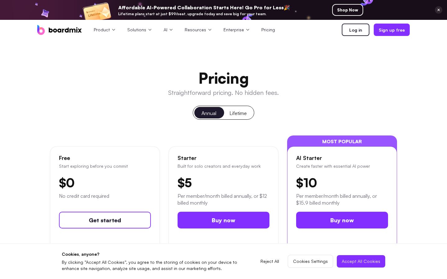 Boardmix Pricing