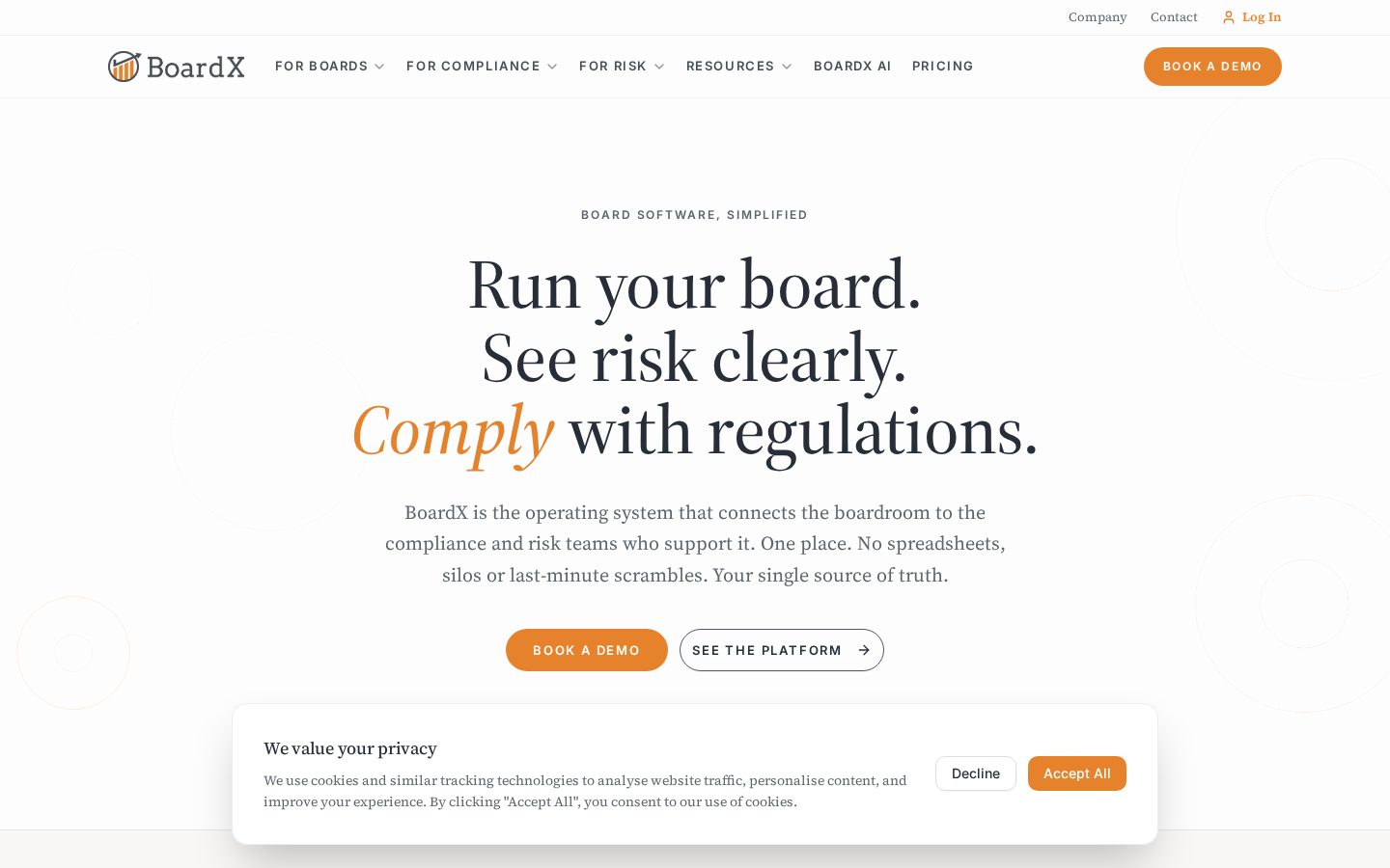 BoardX Homepage