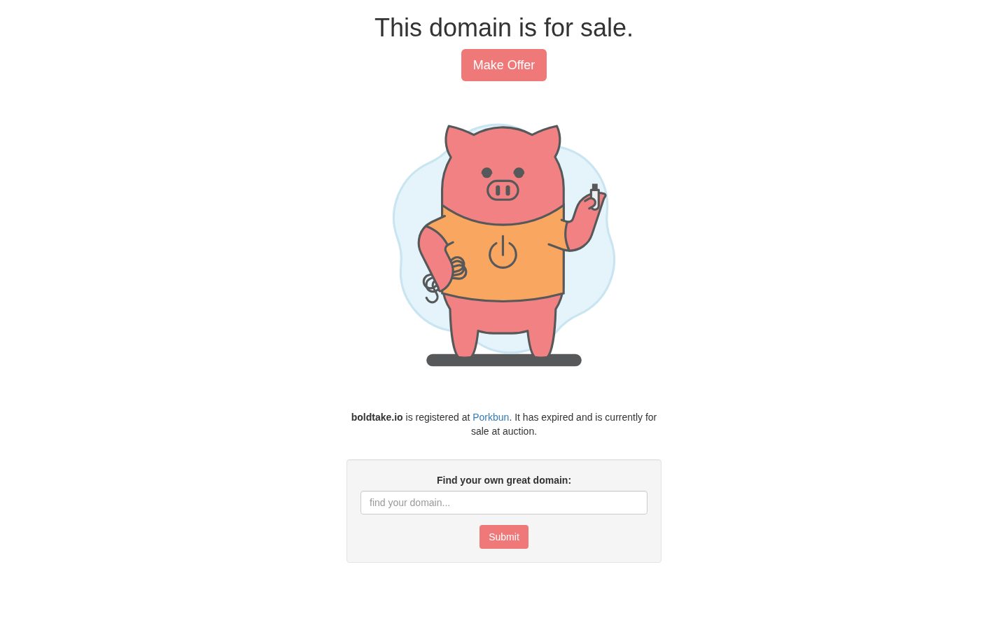 BoldTake Homepage
