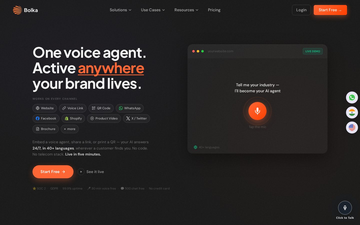 Bolka Homepage