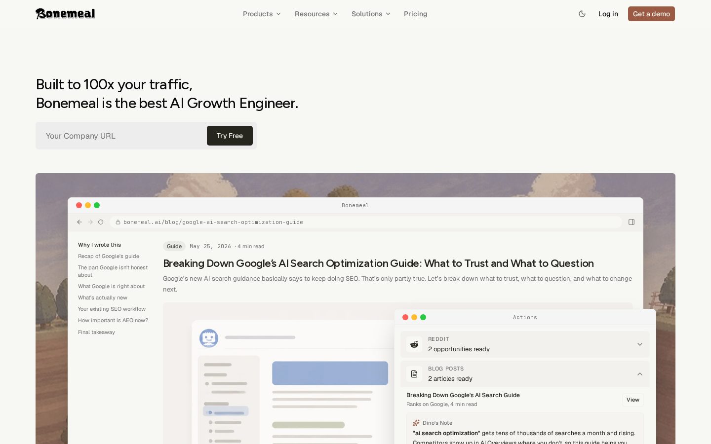 Bonemeal Homepage