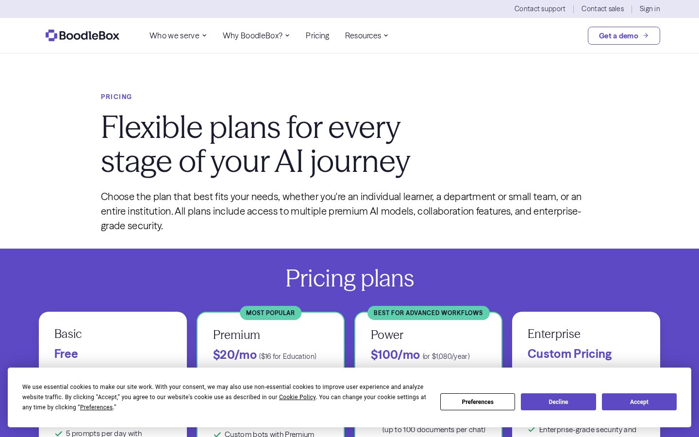 BoodleBox Pricing