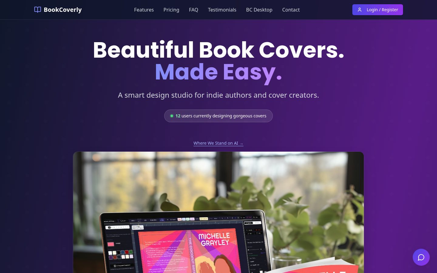 BookCoverly Homepage