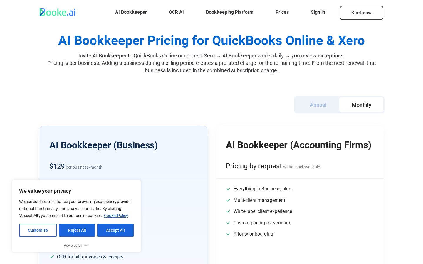 Booke AI Pricing