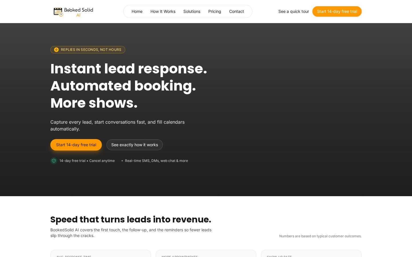 BookedSolid Homepage
