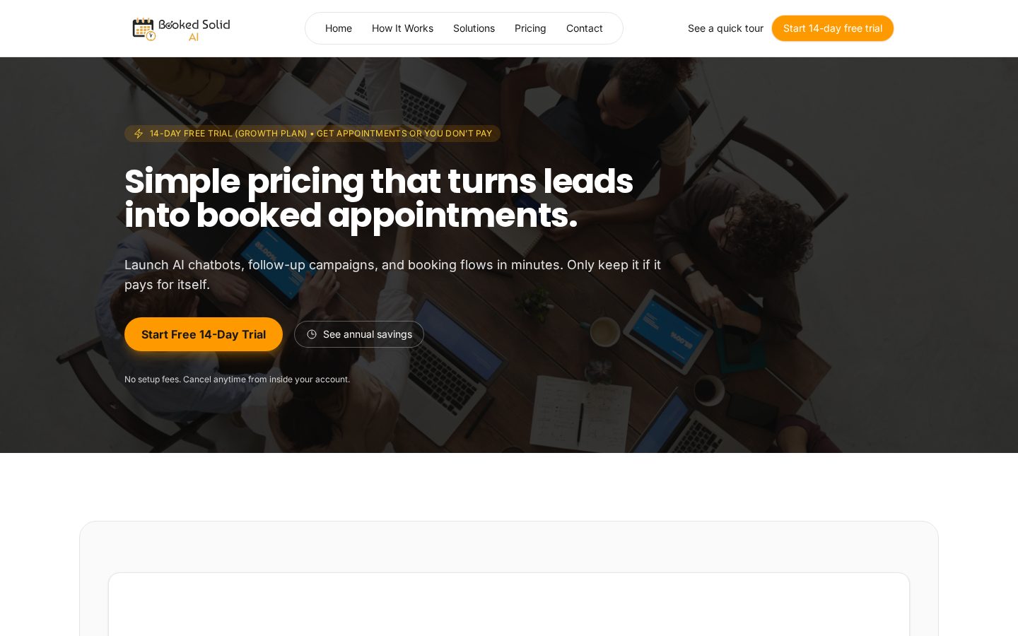 BookedSolid Pricing