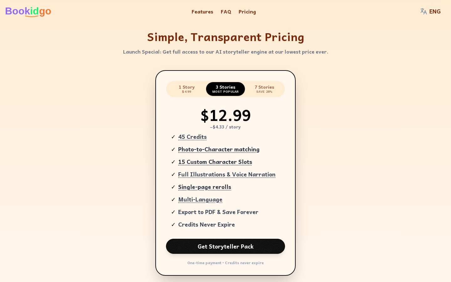 Bookidgo Pricing