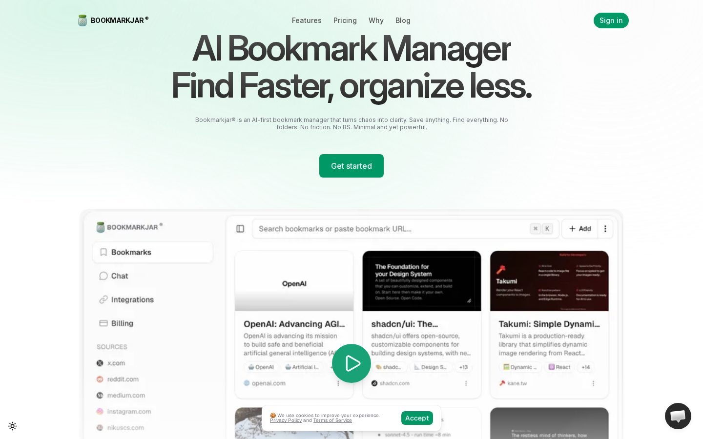 Bookmarkjar ® Pricing