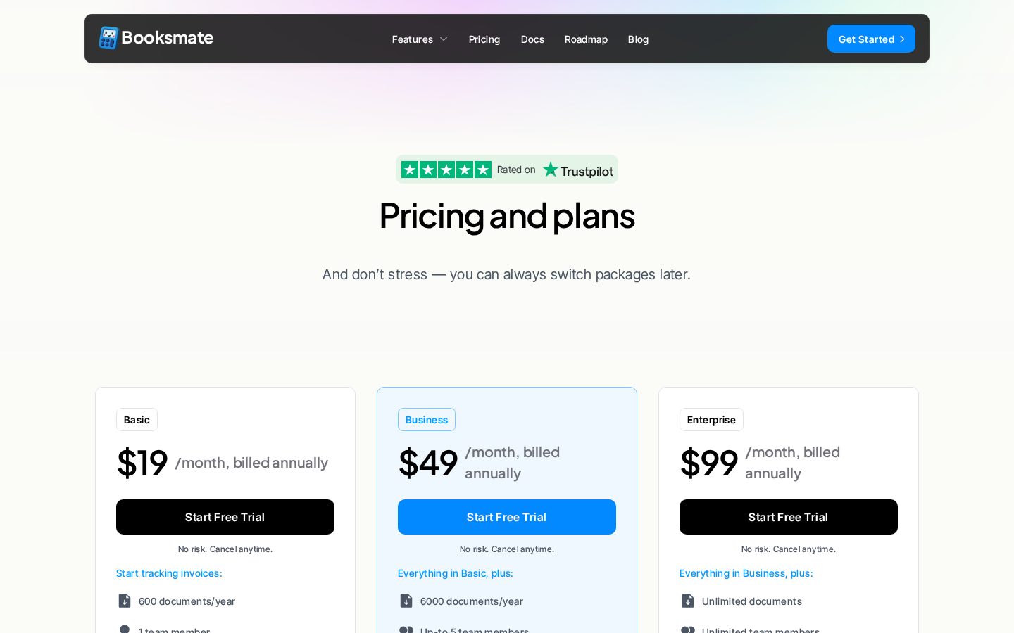 Booksmate Pricing