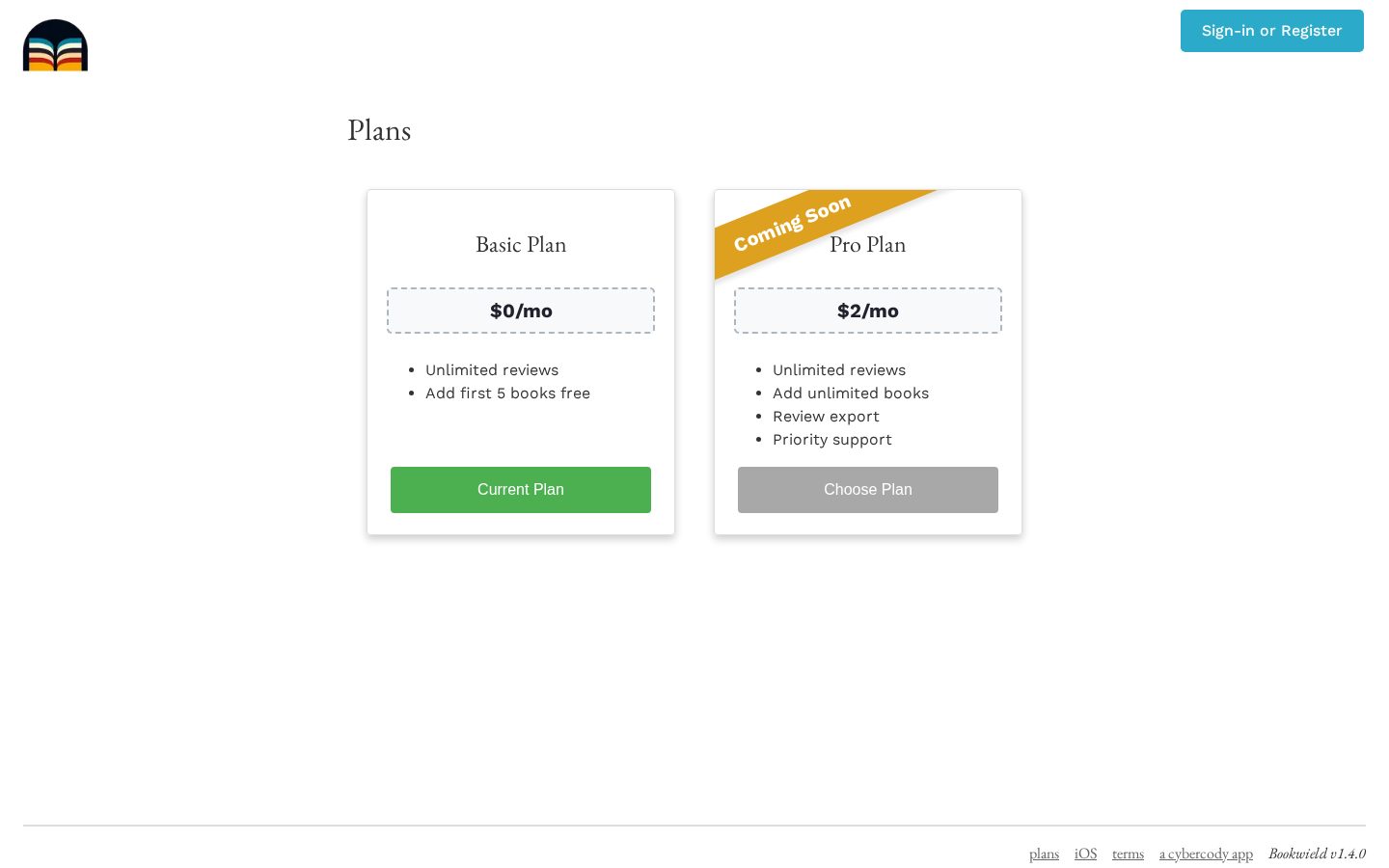 Bookwield Pricing