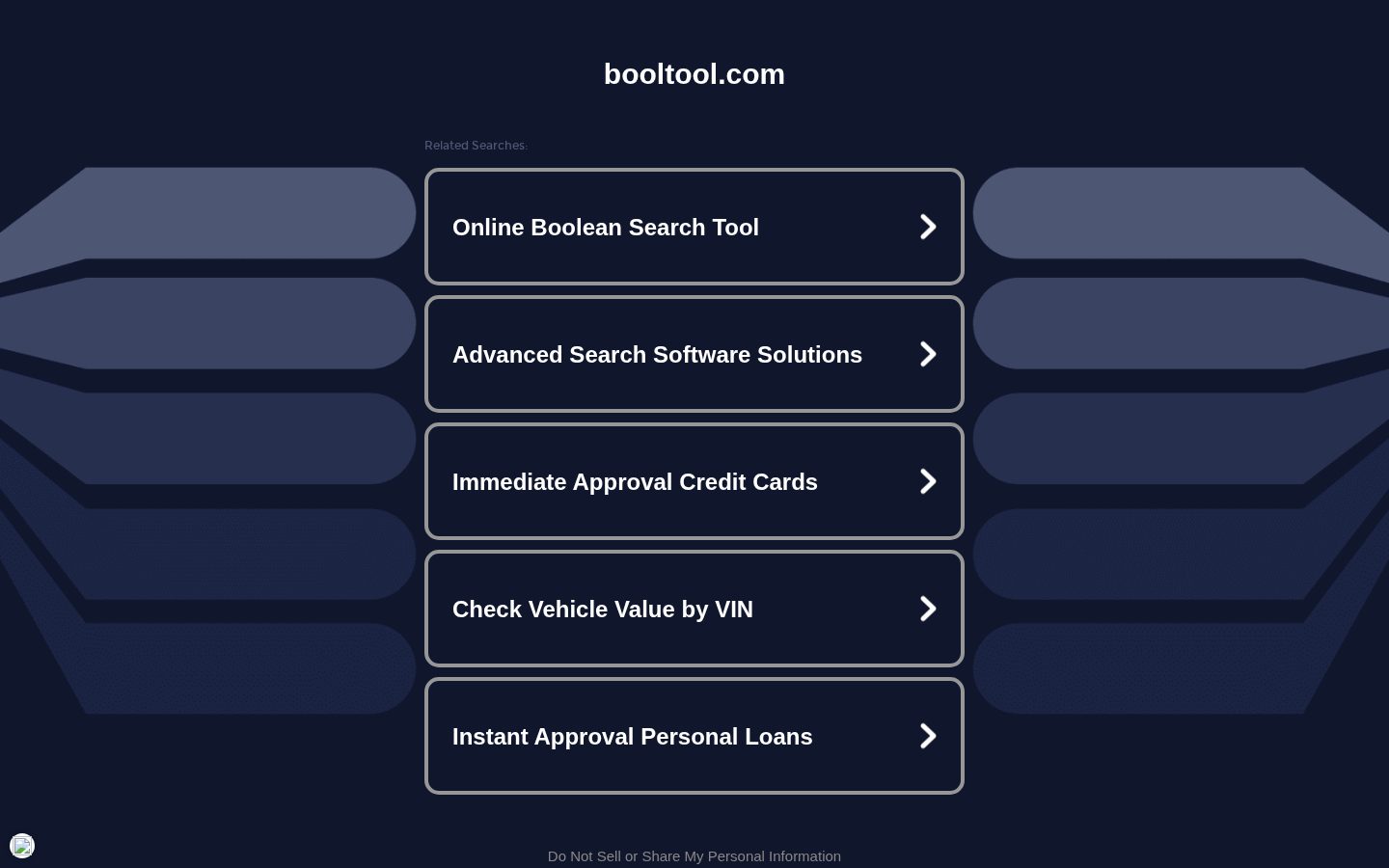 Booltool Homepage