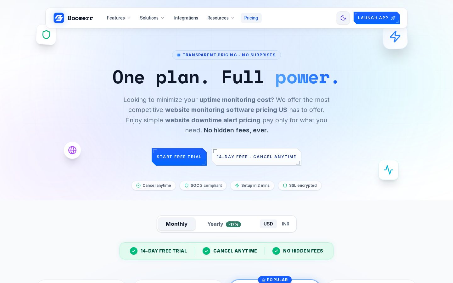 Boomerr AI Pricing
