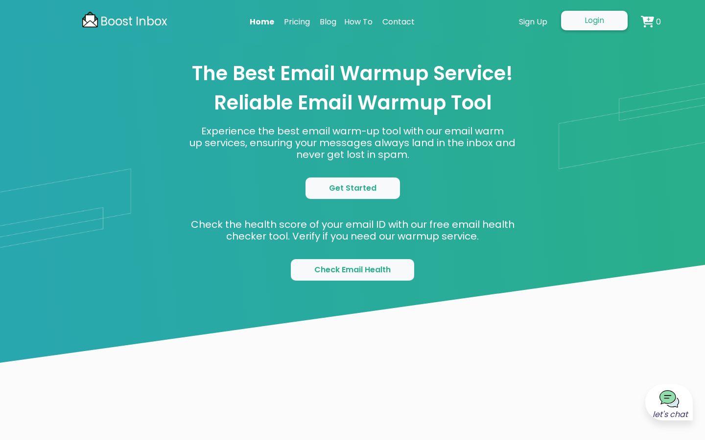 Boost Inbox Homepage