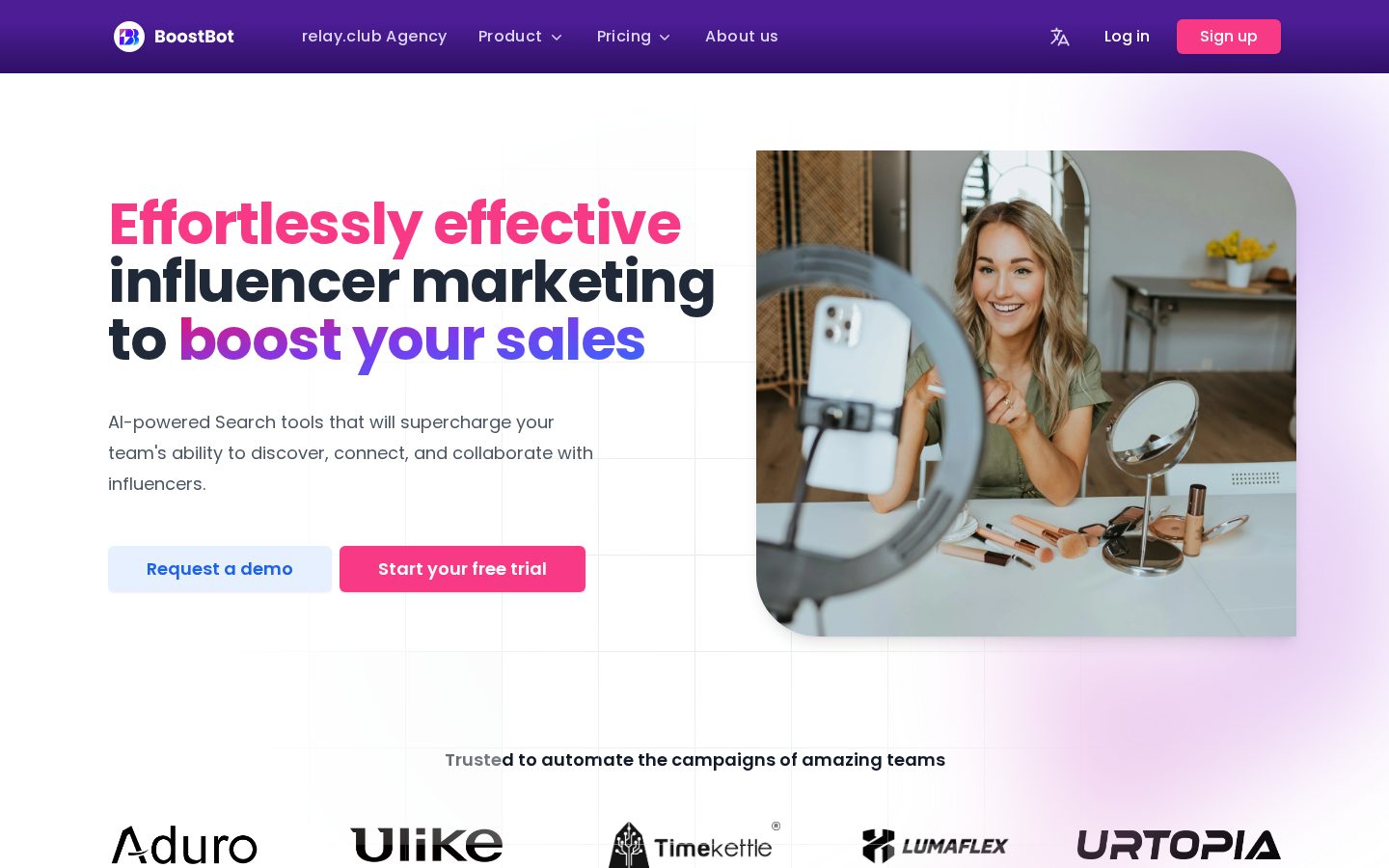 BoostBot Homepage