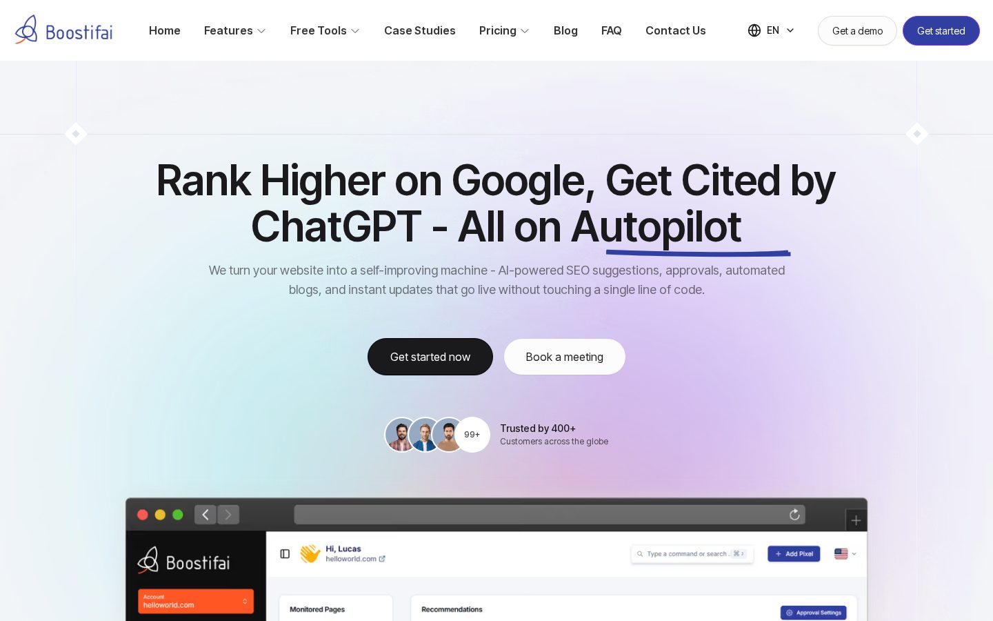 Boostifai Homepage