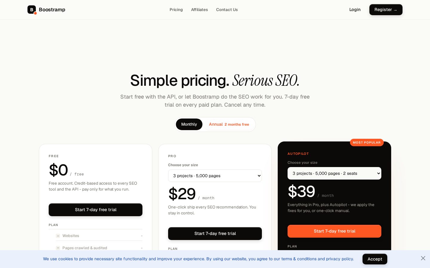 Boostramp Pricing