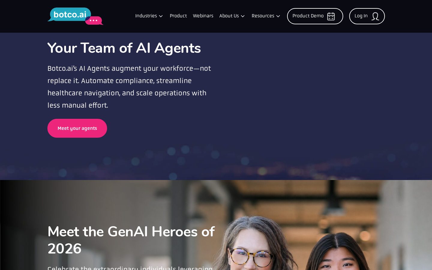 Botco.ai Homepage